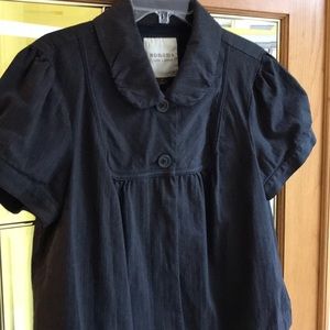 Cute cropped jacket. Peter Pan collar